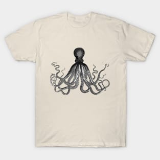 Majestic Octopus/Sea Creature/Kraken Illustration Design T-Shirt